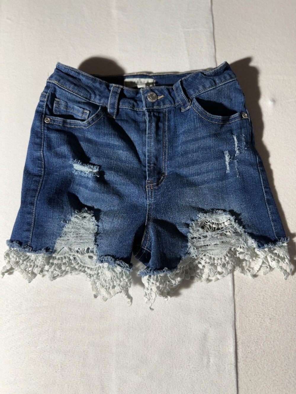 Harper Heritage Lace Trim Shorts Size 27